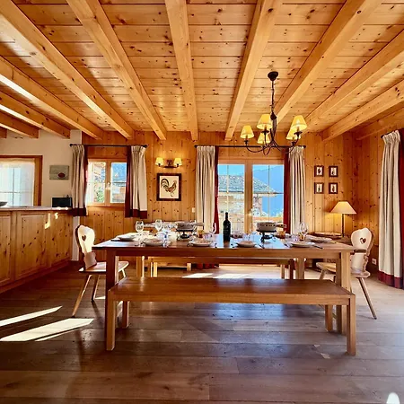 Chèvre D'or Sauna&view 10 Pers * Veysonnaz