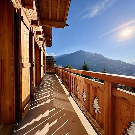 Chèvre D'or Sauna&view 10 Pers Chalet Veysonnaz